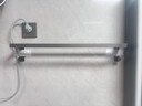 潜水艇（Submarine）枪灰色太空铝毛巾架免打孔卫生间置物架浴室洗澡间厕所卫浴浴巾架 【轻奢枪灰】双折叠浴巾架-60cm 实拍图