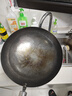 章丘铁锅正宗手工锻打铁锅无涂层物理不粘锅炒锅老式家用炒菜锅厨具轻音 标准版古法原色(未干烧） 32cm 实拍图