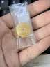 妍韵珠宝精品天然蜜蜡平安扣散珠佛头 俄料琥珀白花背云手链diy配件 18mm 实拍图