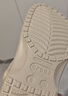 卡骆驰（CROCS）洞洞鞋贝雅男鞋女鞋轻便耐磨一脚蹬拖鞋休闲鞋|10126 卵石色-2V3 36 /37(220mm) 实拍图