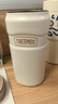 膳魔师（THERMOS）保温杯不锈钢随行杯马卡龙色系桌面水杯学生女士情侣杯子 TSK2 米白咖 440ml 实拍图