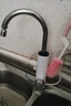 奥克斯（AUX）电热水龙头热水器加热水龙头快速热水变频恒温厨房下进水 【大屏数显】雪山白+漏保插头+万向喷头 实拍图