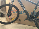喜德盛（xds）山地自行车黑客350/旭日310 X6铝合金车架21速变速机械碟刹 黑客350 黑银17寸（25款） 实拍图