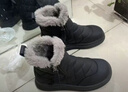 啄木鸟雪地靴女冬季2025新款加绒加厚东北大棉鞋防水防滑保暖时尚短靴女 黑色 37 标准码收藏+关注优先发货 实拍图