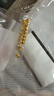 御邪黄金转运珠足金999路路通光面金珠手串串珠手链中秋节礼物 3毫米特供/单颗（预订） 实拍图