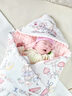 爱宝适婴儿抱被秋冬新生儿襁褓巾宝宝豆豆绒抱毯防惊跳睡袋蘑兔花甸S852 实拍图