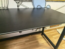 甄严选电脑桌台式家用电竞游戏桌双人办公台书桌简约书房学习桌写字桌子 加厚碳纤纹理-140*70CM【加宽】 实拍图