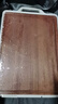 双枪乌檀木+304不锈钢菜板抗菌双面砧板切菜板防霉案板41*27.5*1.8cm 实拍图