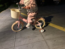 儿童自行车童车3-5-7-9岁男女复古英伦风折叠脚踏车12/14/16/18寸 12寸 折叠【公主粉】米胎后座礼包 实拍图