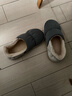 洁丽雅防水棉拖鞋男士秋冬季室内居家防滑保暖厚底踩屎感加绒全包棉鞋女 灰色【升级款 抗菌+防滑贴片底】 44-45 （适合43-44) 实拍图