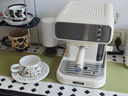 华迅仕（Fxunshi）【新年礼物】MD-2039C咖啡机家用小型意式浓缩拿铁萃取机全半自动美式一体机 咖啡机+电动磨豆机套餐 实拍图