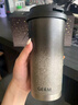 格米（germ）纯钛保温杯咖啡杯男女双饮吸管水杯教师节送礼礼物杯子500ML金 实拍图