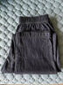 优衣库女装棉质牛仔舒适九分裤/水洗产品休闲百搭478995 473801 478995/08深灰色 3XL 实拍图