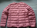 雪中飞羽绒内胆女轻薄羽绒服女短款新款内搭外穿修身 玫粉色 M (160) 实拍图