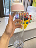 乐扣乐扣（LOCK&LOCK）人鱼线塑料运动水杯便携水壶夏天带提手男女水杯子700ML淡粉色 实拍图