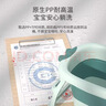 贝喜儿童婴儿可折叠洗澡盆浴盆浴桶加厚游泳桶家用泡澡桶保暖温0-15岁 【大号加厚】藕粉色+洗浴礼包 实拍图