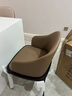 真缘现代简约家用实木餐椅北欧餐厅轻奢椅子靠背咖啡厅酒店吃饭凳子 定制更多颜色 耐磨皮带扶手 实拍图