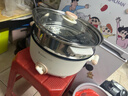 志高火锅专用锅电煮锅电火锅电热火锅宿舍学生锅电蒸锅家用多功能一体式煎炒蒸煮小电锅电炒锅小型 5L +蒸笼【5-6人】30CM+1.5米电线 实拍图