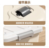 奇收收纳箱储物整理箱加厚衣物玩具大号密封车载带轮搬家塑料收纳盒 特大号奶油白【带轮适合衣物等】 实拍图