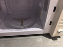 美的（Midea）微波炉复古奶油风微波炉小型家用20L易清洁解冻五档速热均匀加热全自动多功能一体迷你M2F转盘式 M2F复古奶油风微波炉 20L 实拍图
