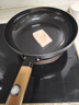 九阳平底锅煎锅无涂层铁锅煎蛋牛排烤盘早餐真不锈不粘加厚家用燃气 【东方极铁】+赠玻璃盖 28cm 实拍图