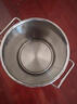 【抢完恢复原价】304商用家用不锈钢汤桶带盖米桶储水桶油圆卤桶 【破防价】直径25高25厘米 实拍图