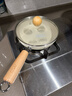爱仕达陶瓷煎锅平底锅不粘锅家用早餐煎蛋牛排多用小炒锅燃气电磁通用 一人食不粘煎锅丨带盖丨 20cm 实拍图