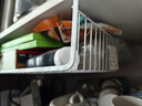 霜山厨房置物架橱柜储物架悬挂式吊柜家用挂篮多功能分层架 悬挂收纳(面宽33进深26高13cm） 实拍图