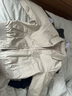 优衣库合作款男装女装PUFFTECH空气棉服休闲短茄克外套夹克479411 31 米色 XS /160/76A 实拍图