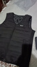 罗蒙可充电加热马甲男冬全身自动能发热衣服智能温控电暖马夹电热背心 至尊款 黑【带1.8万毫安充电宝】 2XL 尺码偏小 建议拍大一码 实拍图