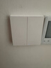 Aqara智能开关D1零火双键 已接入米家/苹果HomeKit 遥控开关 白色 实拍图