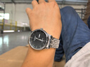 冠琴（GUANQIN）男士手表瑞士品质耐磨防水夜光全自动机械表双日历手表男机械表 机械风格SY款-精钢黑面 实拍图