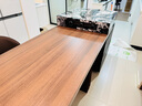 迈纺意式极简可伸缩岛台一体餐桌家用大平层多功能中岛台木纹岩板餐桌 伸缩岛台+餐椅*4 宝格丽黑岩板【现货秒发】 2.0-2.5m【氛围灯+实木多层板+十年质保】 实拍图