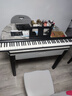 特伦斯电子琴88键折叠琴成人儿童初学电钢键盘教学乐器V10家用便携钢琴 典雅黑+原装琴包 实拍图