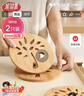 美丽雅 隔热垫餐桌防烫垫竹制碗垫耐高温盘子砂锅垫杯垫 实拍图