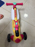 babycare儿童滑板车3-10岁滑行车宝宝溜溜车小孩可坐可滑洛克黄  实拍图
