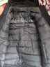 罗蒙（ROMON）鹅绒羽绒服男中长款加厚保暖可拆连帽冬季外套男Q26黑色180 实拍图