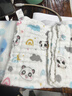 洁丽雅（Grace）纯棉6层纱布小毛巾宝宝童巾新生婴儿童洗脸洗澡柔软口水巾30*50cm 实拍图