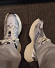 Saucony索康尼2K骑士鞋休闲鞋男女复古老爹鞋女厚底增高运动鞋男 银白兰7 37.5 实拍图