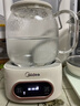 美的（Midea）花漾0胶水全玻璃全自动养生壶 办公室多功能煮茶壶 烧水壶恒温电热水壶煮茶器花茶壶1L YS10B101 实拍图