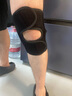 法藤（Phiten）医疗护膝髌骨固定弹力支撑半月板损伤跑步马拉松男女通用黑 黑色 护膝 M号 18cm 建议膝上腿围38~47cm 1只装 实拍图