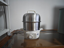 美的（Midea）【政府补贴】煮蛋器蒸蛋器双层家用自动断电神器防干烧不锈钢便携式家用煮蛋器MZ-ZDE16T72 实拍图