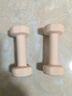 Keep 彩色浸塑哑铃 男女家用家庭健身肌肉塑形手臂轻重量樱粉 1kg*2 实拍图