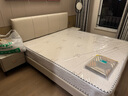 顾家家居布艺床京东家具双人床1.8米x2米9052月纱白高脚款床架京仓闪发 实拍图