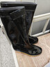 回力雨鞋男高筒户外雨天防水防滑胶鞋耐磨钓鱼洗车雨靴套鞋827黑高43 实拍图
