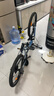 凤凰山地自行车男女变速山地车碟刹青少年儿童自行车学生单车 星际 蓝灰【变速+辐条轮】 20寸【适合125-160cm】 实拍图
