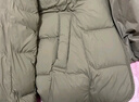 坦博尔轻薄羽绒服女短款翻领宽松舒适衬衫式女士外套330226D坚果壳色165 实拍图