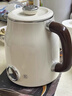 美的（Midea）艺术家电热水壶  烧水壶自动断电保温一体  1.6L大容量电热水壶 316L不锈钢恒温壶 精准控温 63-Q 实拍图