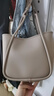 CHARLES&KEITH大容量通勤单肩托特包子母包生日新年礼物送女友CK2-30782647 Taupe灰褐色 M 实拍图