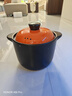 厨诺砂锅炖锅耐高温陶瓷煲汤锅干烧不开裂沙锅熬药煮粥炖汤燃气灶专用 【烧坏终身换新】适合4-5人 5.5L 实拍图